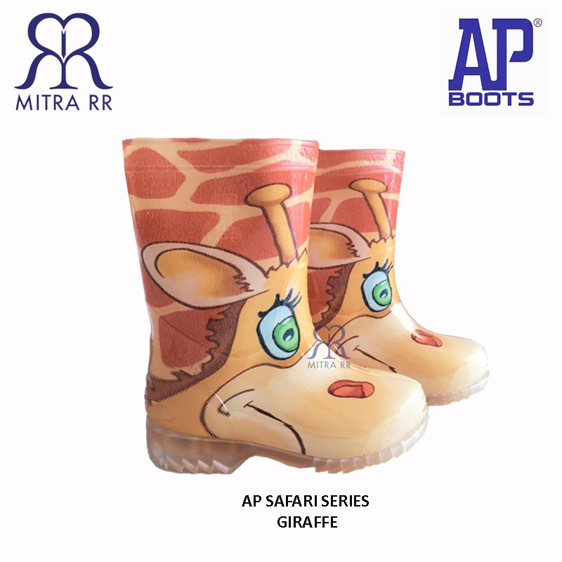 Mitrarr Sepatu Boot Anak AP BOOTS Kids Safari Terbaru | AP SAFARI Kid Karakter Sepatu Anak 1-6 tahun