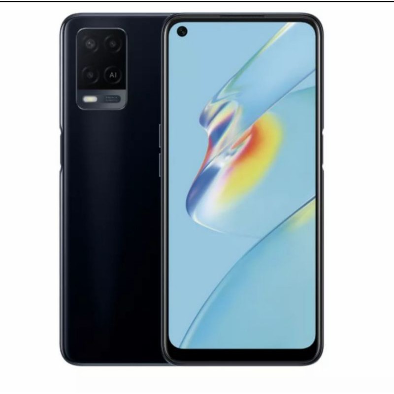 oppo a54  ( ram 4/64 4/128 6/128 gb ) garansi resmi-A54 HITAM