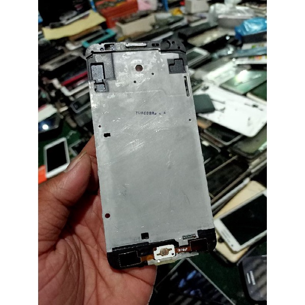 Frame lcd dan Sensor back home recent J5 J500G Ori Copotan HP