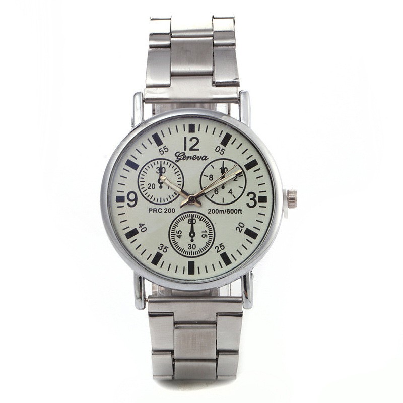 Jam Tangan GENEVA Stainless Steel Jam Tangan Kekinian Analog Jam Tangan Viral Fashion Wanita Original 100% Bisa COD