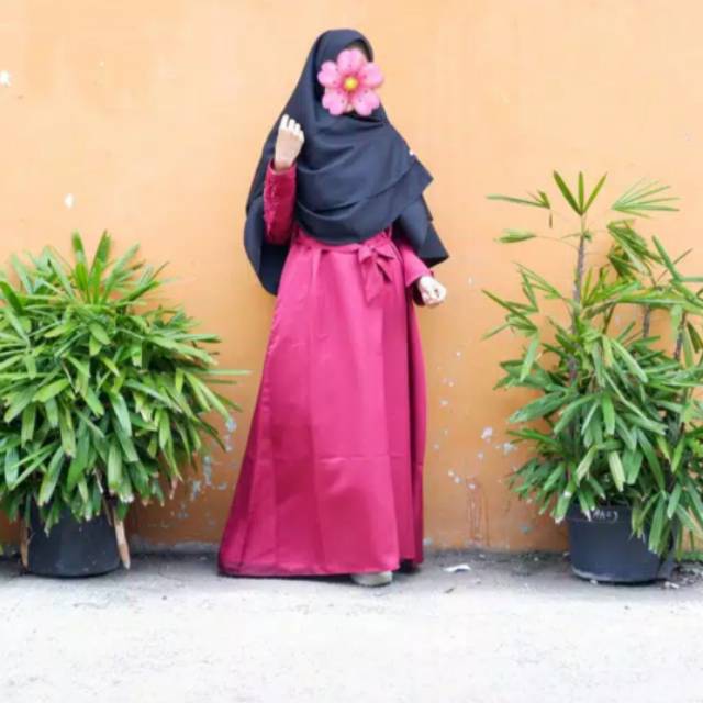 Gamis Nanad Hijab Balotelli Premium Halus Tebal