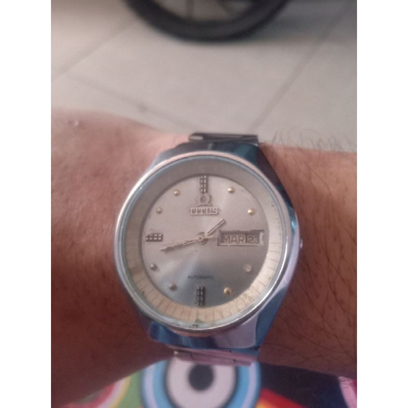 Jual jam tangan titus automatic mesin kuning Shopee Indonesia