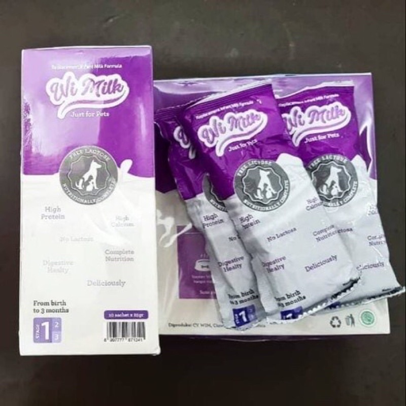 Wi Milk Susu Kucing Anjing Kelinci 25 Gram