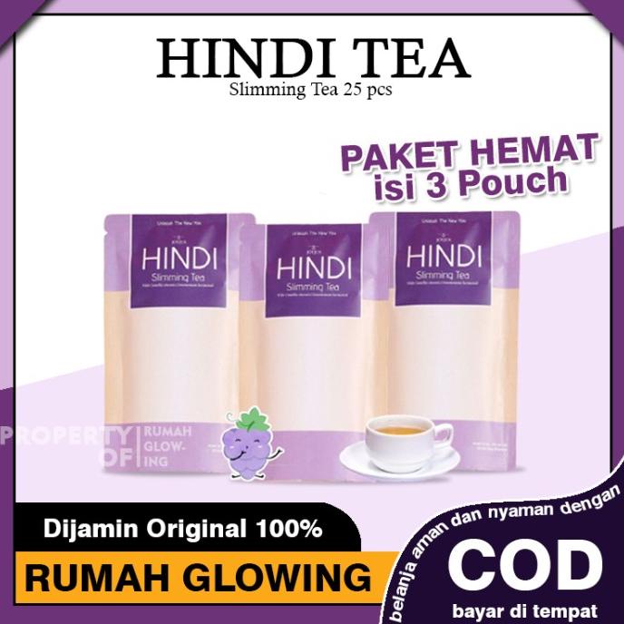 

[PAKET HEMAT] Teh Hindi Slim Tea | Teh Pelangsing Alami Herbal | 3 Pcs