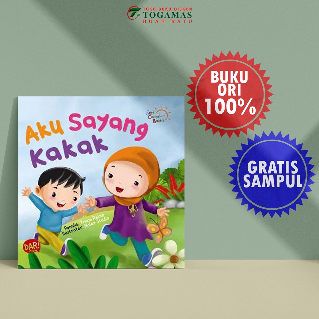 KUMPULAN SERI CERITA BALITA (SCB) AKU BISA BILANG MAAF (BOARDBOOK) (HC)-SAYANG KAKAK