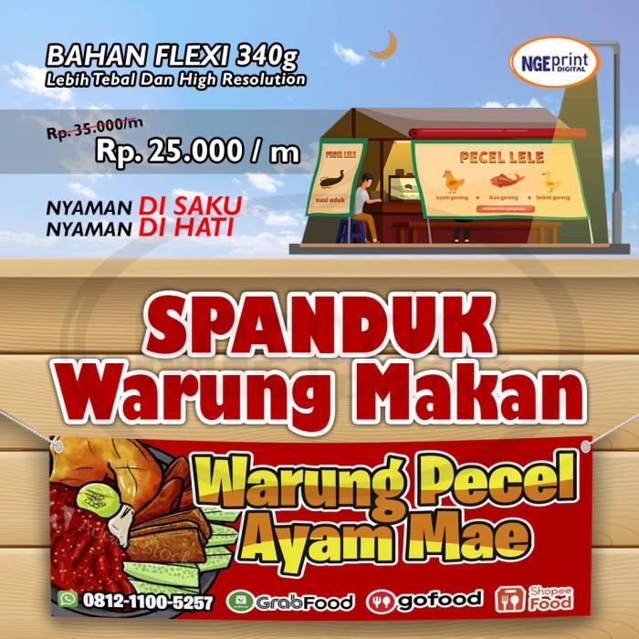 Banner Warung Makan / Banner Kedai / Banner Usaha Makanan Kedai Murah