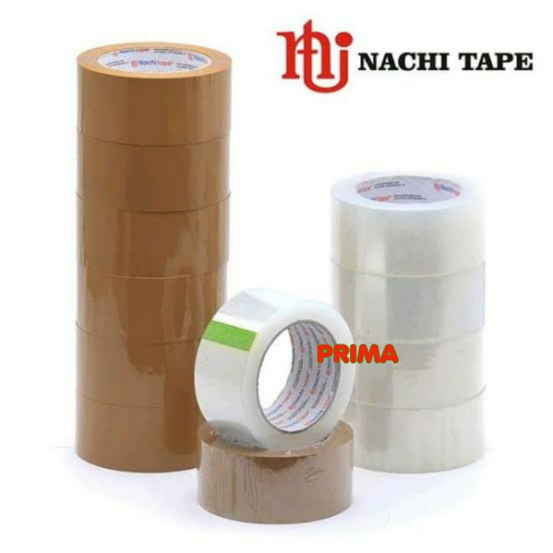 

ISOLASI / LAKBAN BENING NACHI OPP 48MM ORIGINAL