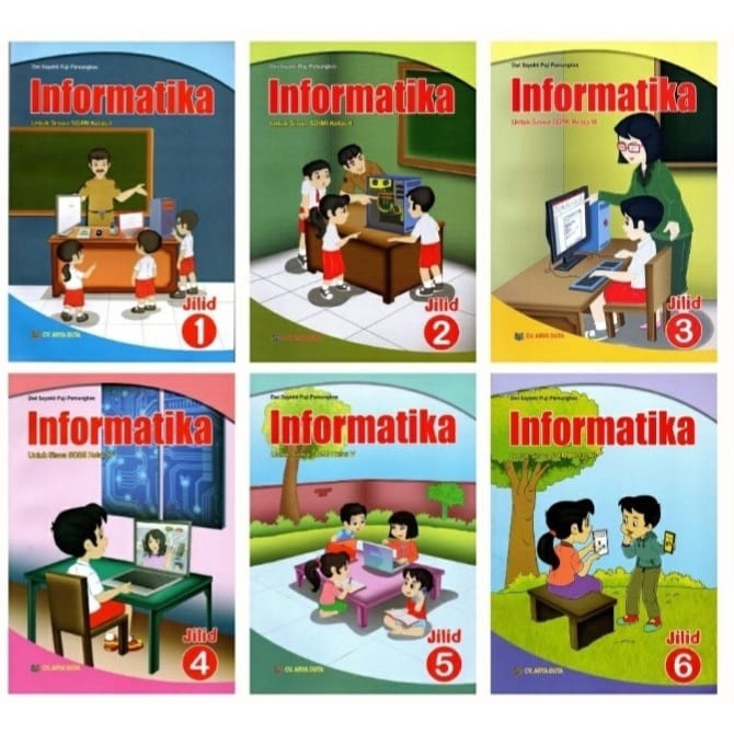 BUKU INFORMATIKA SD/MI KELAS 1,2,3,4,5,6 BUKU SISWA K.13 - CV ARYA DUTA