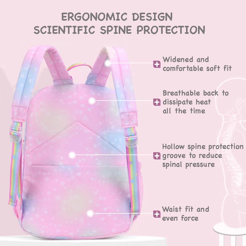 WWH20 Tas Anak Ransel Sekolah LoveStar Unicorn Model Backpack Impor TKM