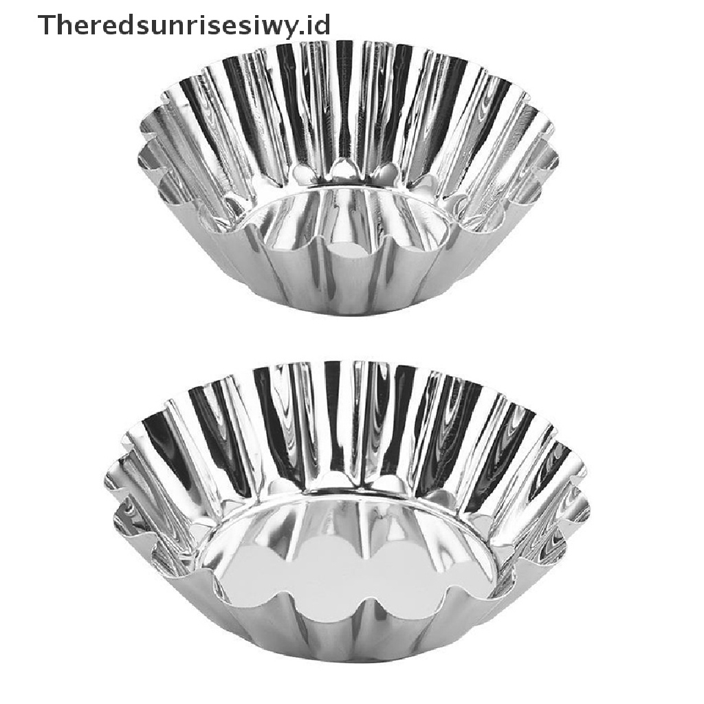 # Alat Rumah Tangga # 5pcs Cetakan Cupcake / Telur / Jelly Bahan Stainless Steel