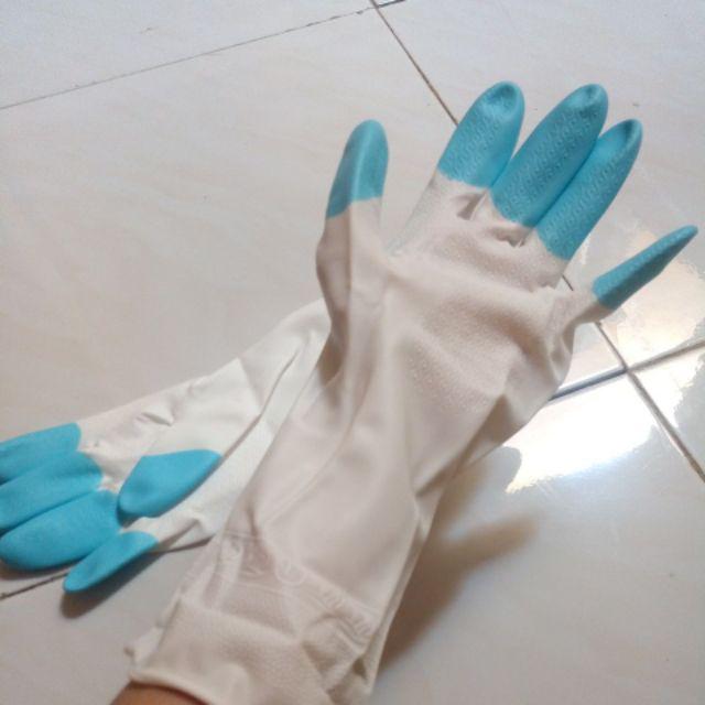 Sarung Tangan Cuci Piring Anti Air Rubber Hand Glove