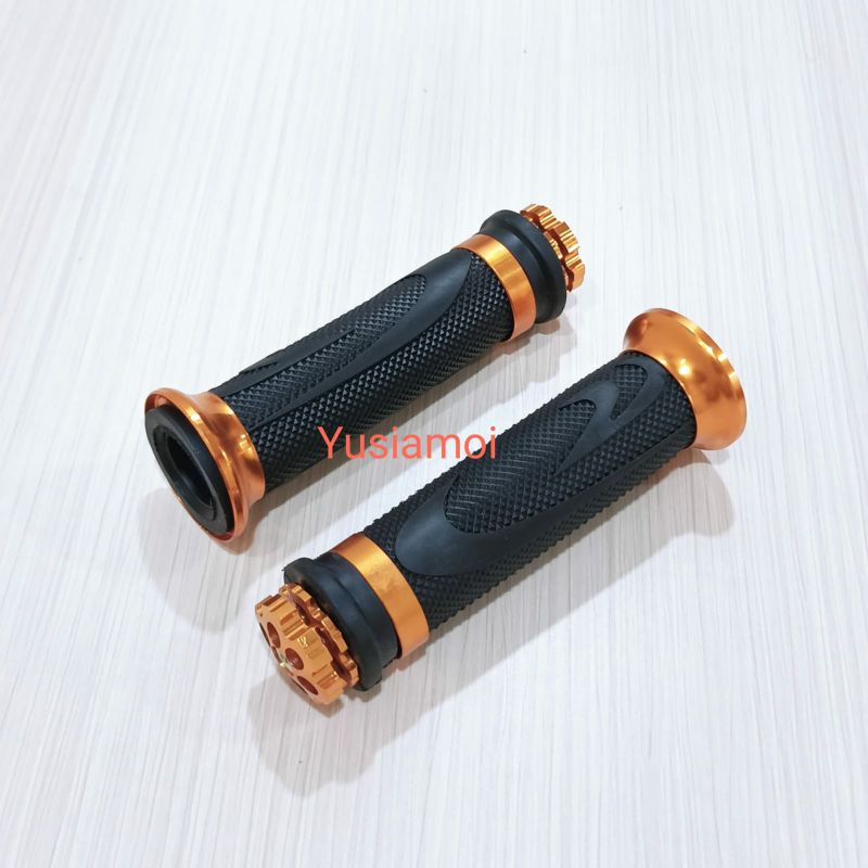 Handgrip Variasi Warna Gold Merek Higashi Universal Beat Fi Nmax Vario 125 Satria Fu Vixion