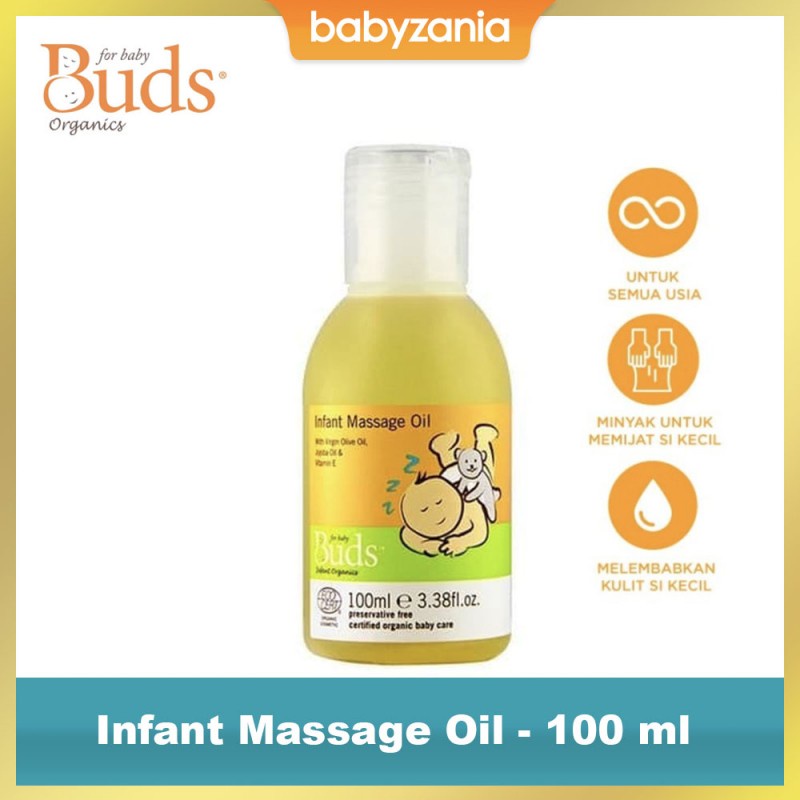 Buds Organics Infant Massage Oil Minyak Pijat Bayi - 100 ml