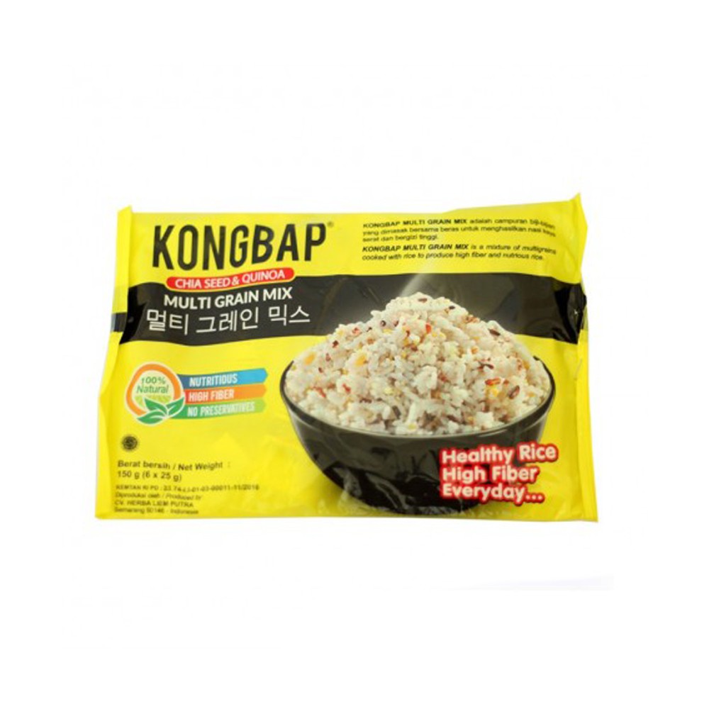 KONGBAP Multi Grain Mix ( 6 Pcs × 25 Gr )