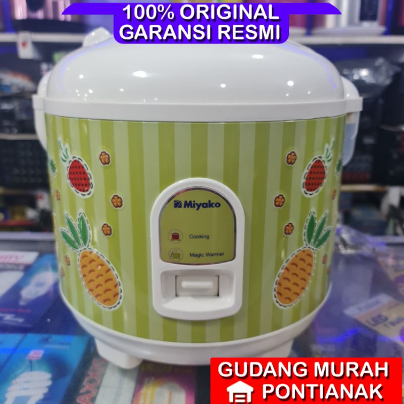 Rice cooker miyako  528 / magic com miyako mcm 528 /magic com miyako 1,8liter Motif Buah Buahan