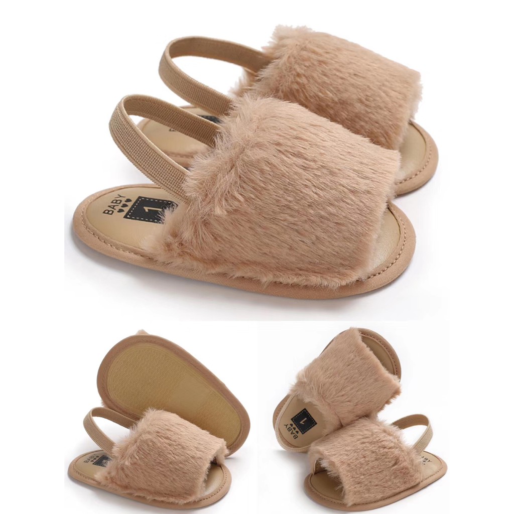 C493 SANDAL BULU Sepatu prewalker bayi dan anak perempuan