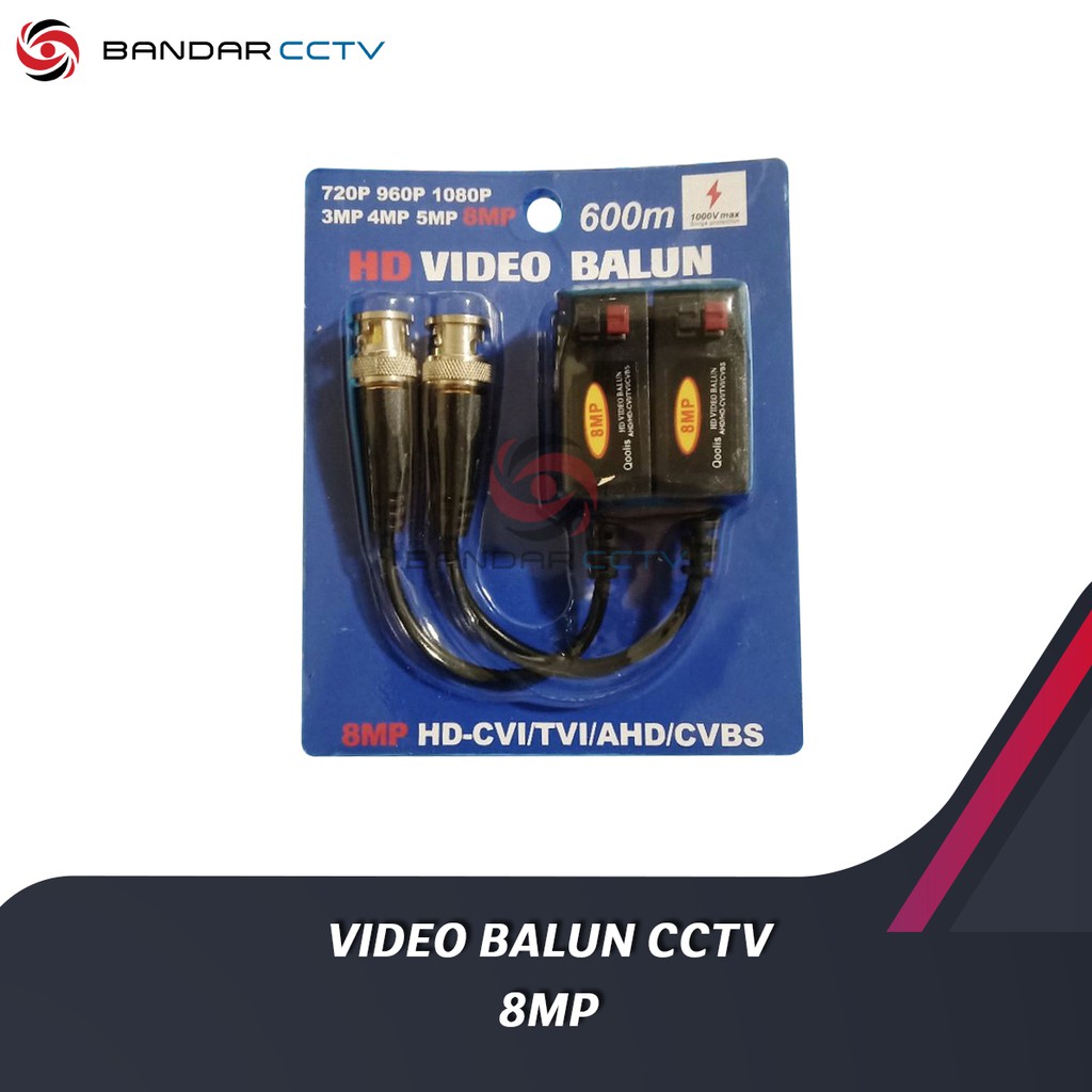 Video Balun CCTV 8MP