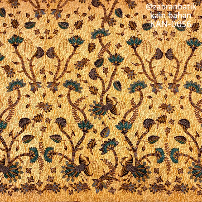 Wahyu Tumurun Batik Fractal Corak Ragam Hias Haiwan Ericagow