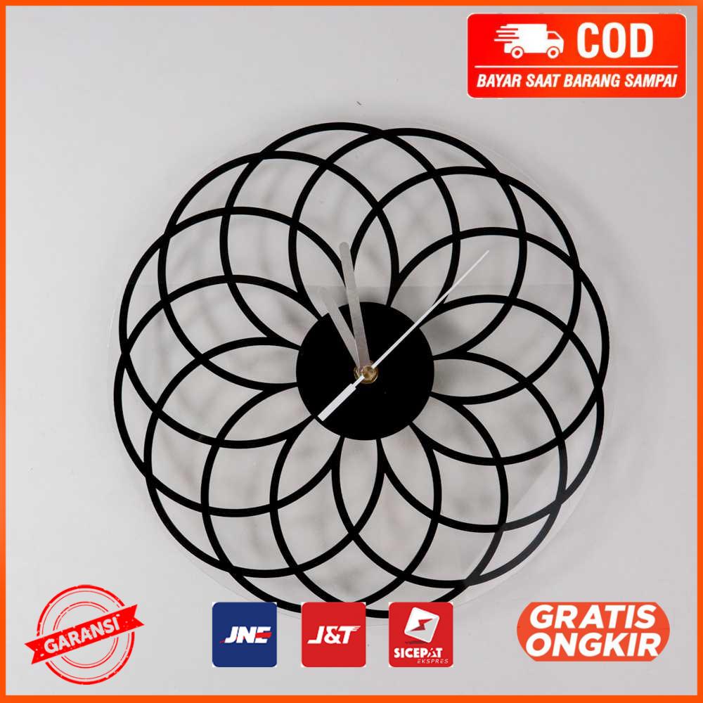 Jam Dinding Quartz Creative Design Ring 30CM E161