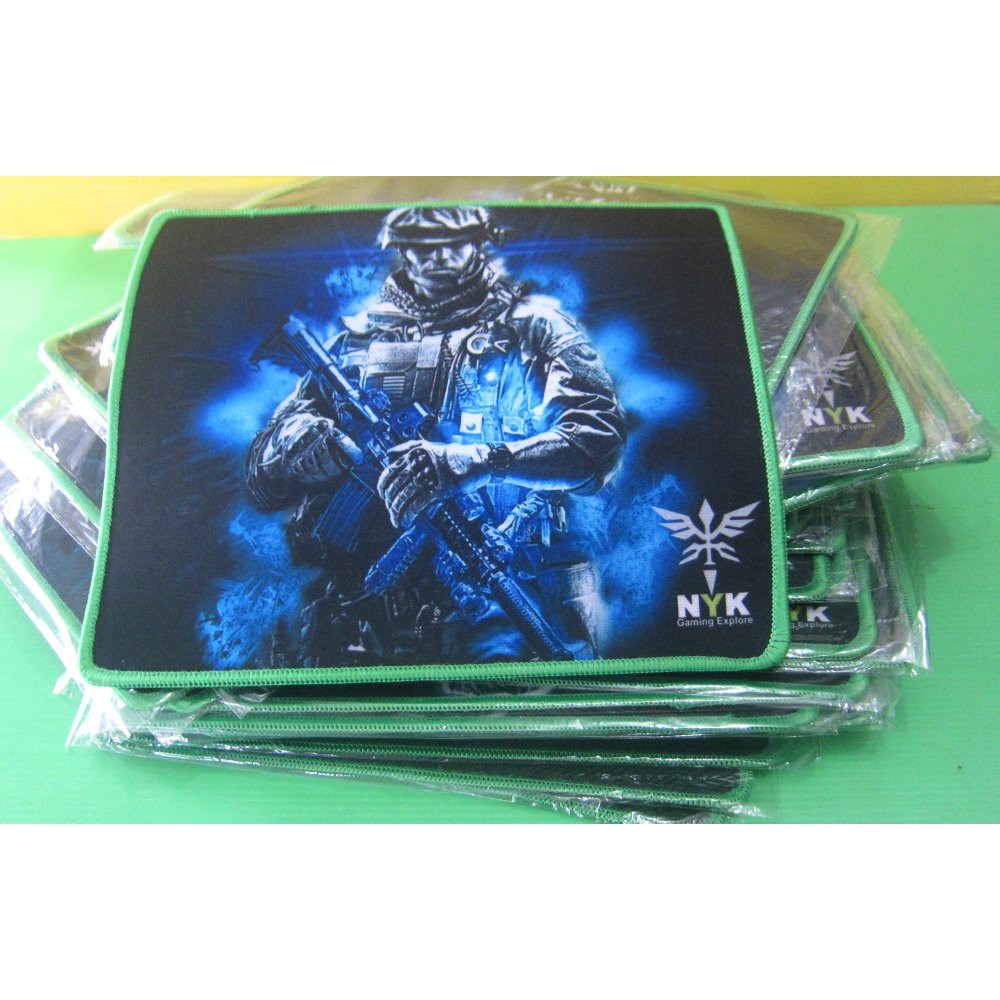 Mousepad Gaming NYK 25 X 21 Cm Jahit Pinggir