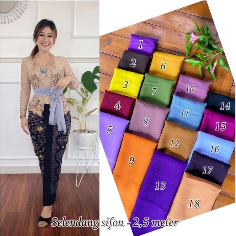 selendang sifon-8 dusty