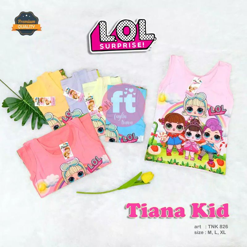 FX SHOP TIANA KIDS | Tanktop Anak / Atasan Anak / Singlet Anak