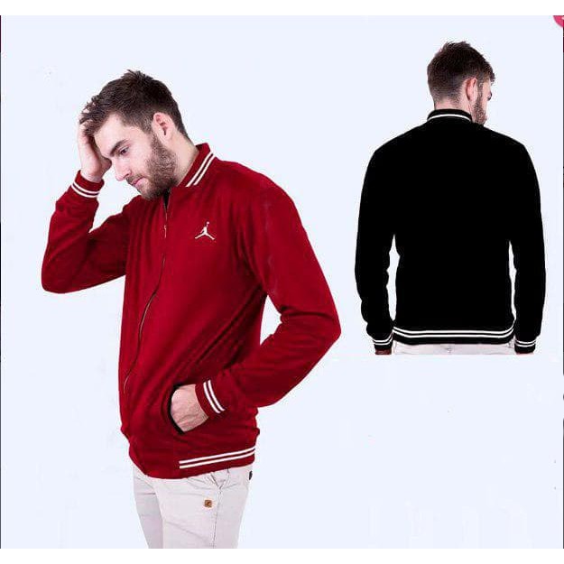 Jaket pria Zipper Varsity nike Jordan Terbaru Terlaris