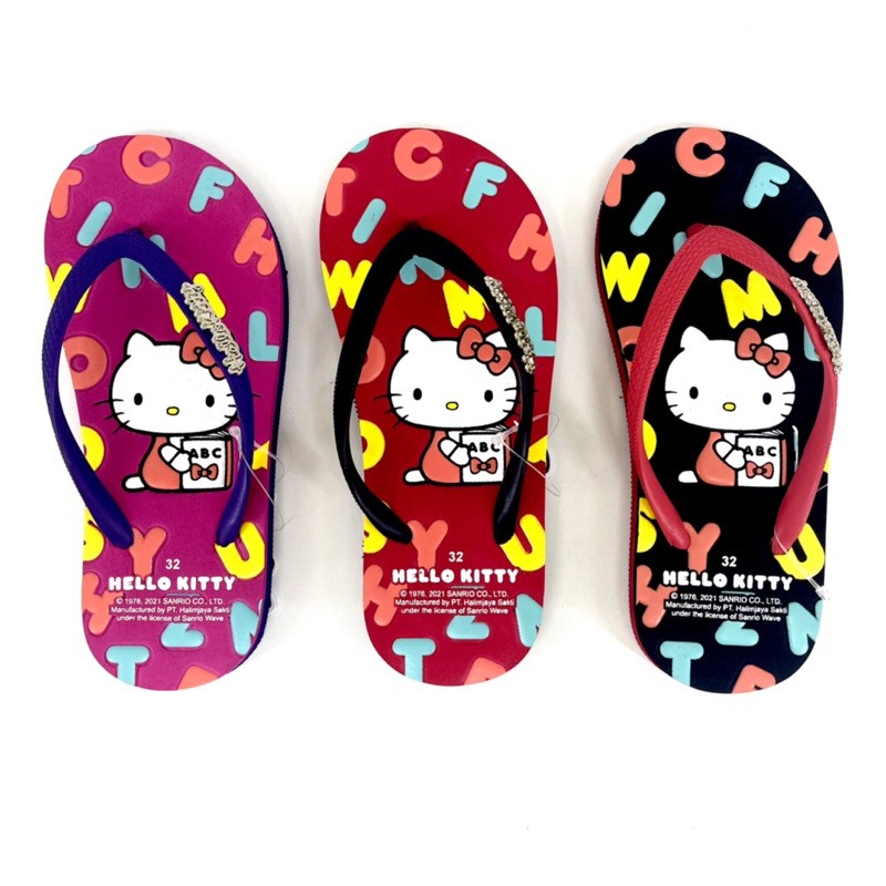 Sandal Jepit Anak Perempuan ANDO HELLO KITTY HK 210 AB (32-35)