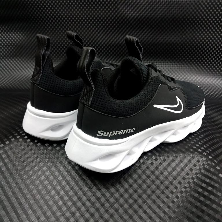 SEPATU SNEAKERS NIKE ZOOM SUPREME AIRMAX PRIA WANITA HITAM PUTIH