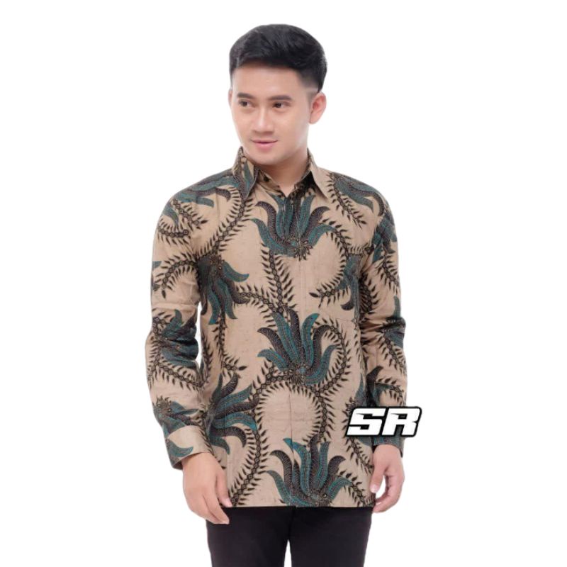 Kemeja batik pria lengan panjang reguler terlaris | Batik pria lengan panjang premium