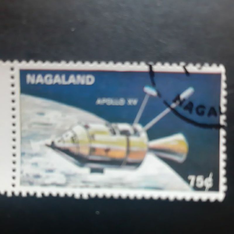 

Perangko Nagaland India Apollo XV 1 prangko