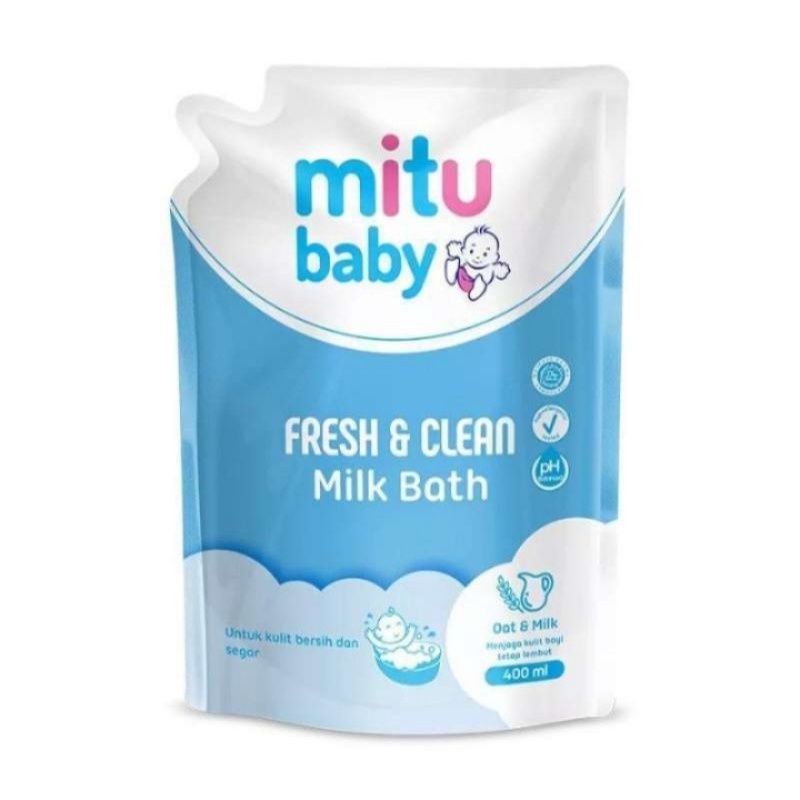 Mitu Baby Milk Bath 400 ml (Refill)