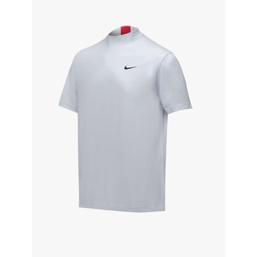 Baju Golf Pria Asli Ori Nike Dri-FIT Tiger Woods Mock-Neck White - L