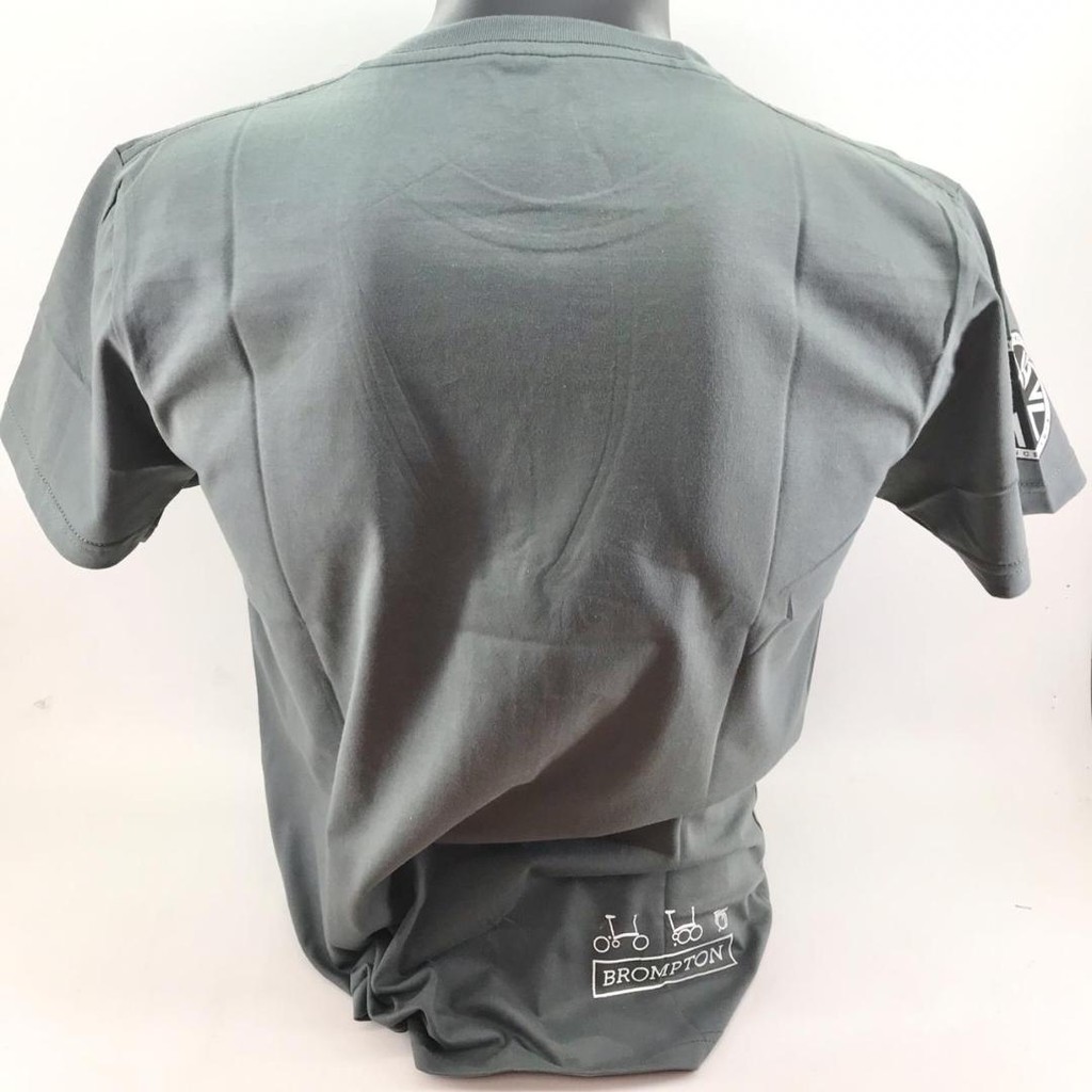 Kaos Unisex Abu-abu bike sepeda lipat