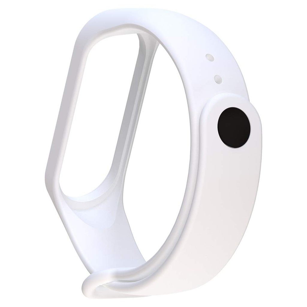 Tali Strap Sports Silicone Wristband for Xiaomi Mi Band 3/4 - White