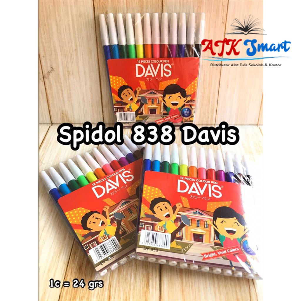 

Spidol 12 warna 838 Colour Pen