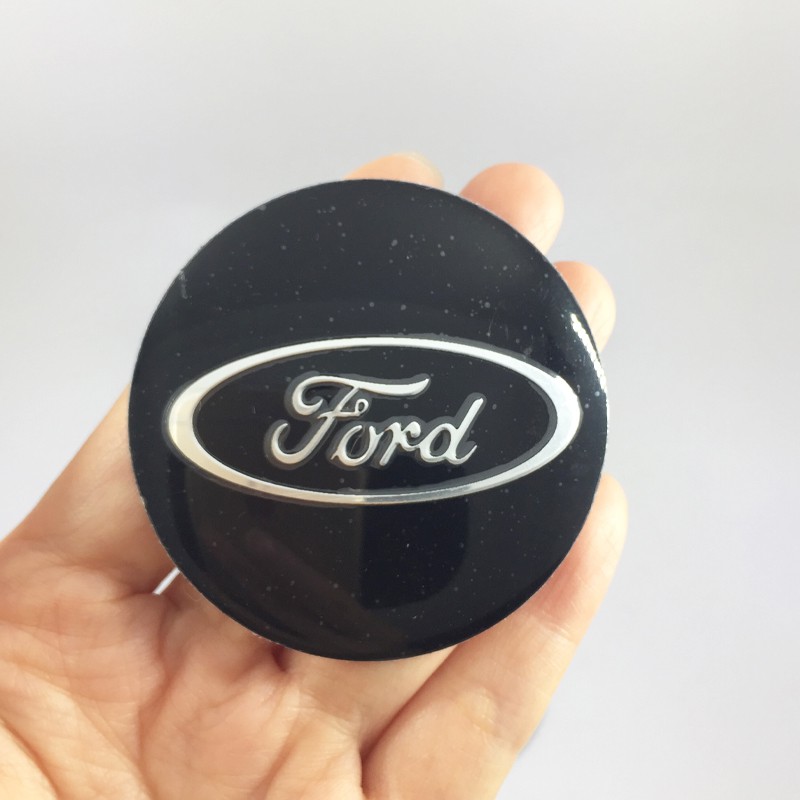 4 X 56mm Ford Logo Emblem Wheel Hub Caps Covers Badge Sticker Decal For Ford