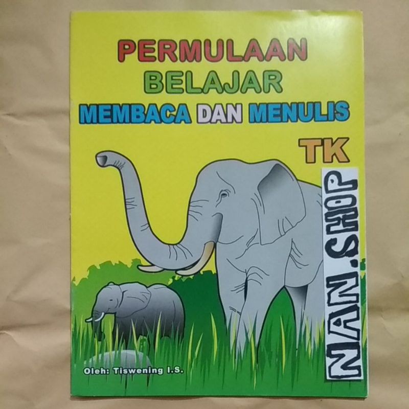 Buku  Anak - Permulaan Belajar Membaca Dan Menulis Untuk TK ( gajah ) Terlaris Terlaris