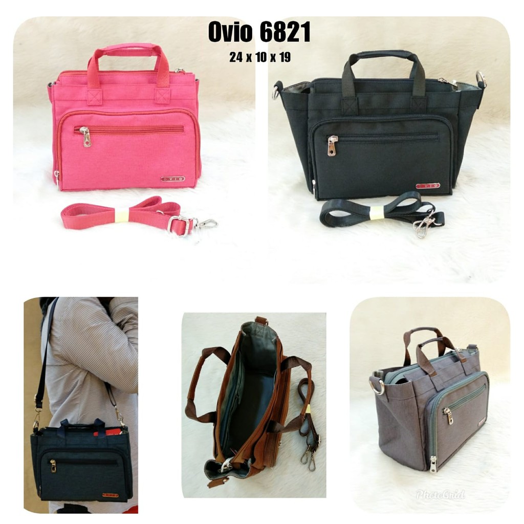 Tas wanita ovio 6821 tas cewe tas murah tas kerja tas selempang murah
