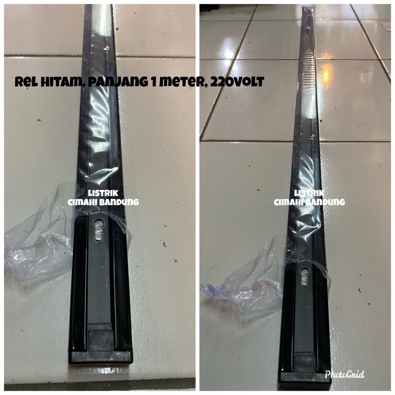 rel spotlight 1m track rel spotlight hitam 220volt