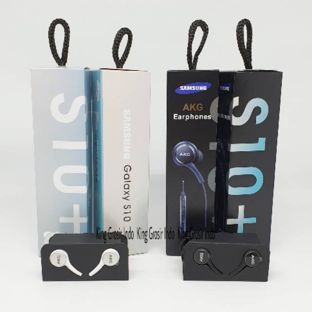 Headset Samsung AKG S10 S10+ Original 100% Handsfree Earphone S10 Plus