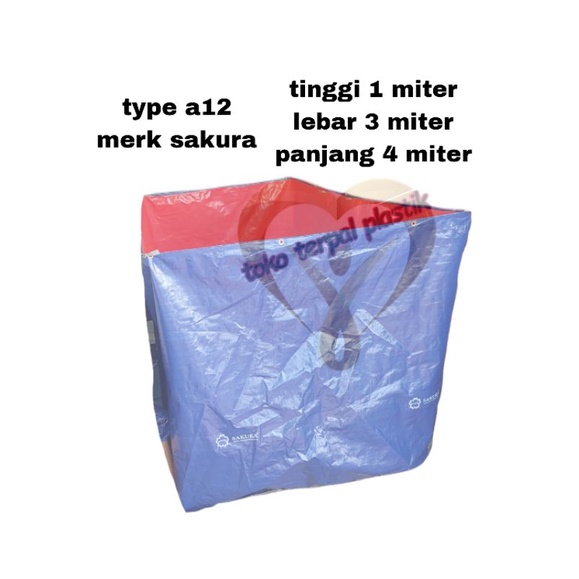 terpal kolam ikan type a12 terpal kolam lele ukuran 3x4x1