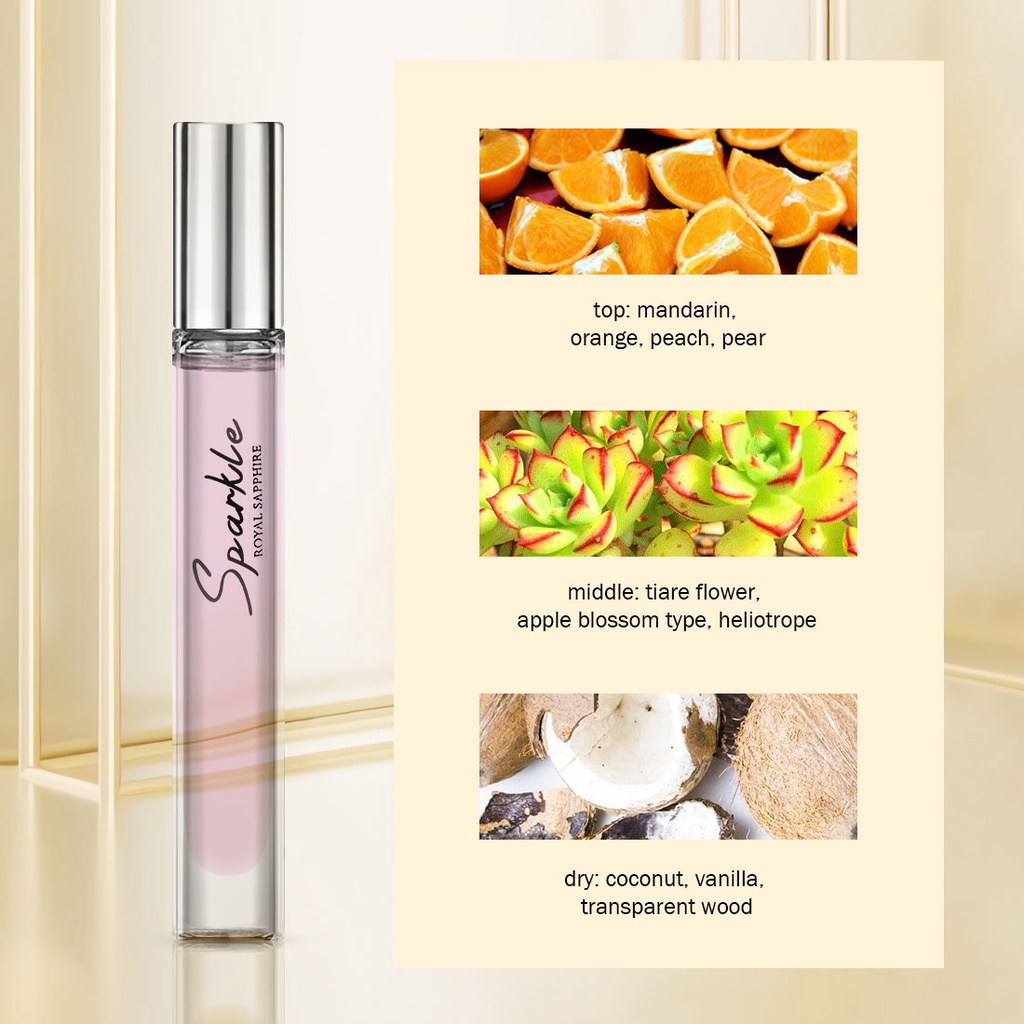 Miniso Parfume wanita Sparkle Eau De Toilette(Violet Gem) 10ml