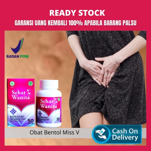 Obat Bentol Di Miss V, Bentol Gatal Di Miss V,  Merah Gatal Di Miss V Sehat Wanita Herbal 50 Kapsul