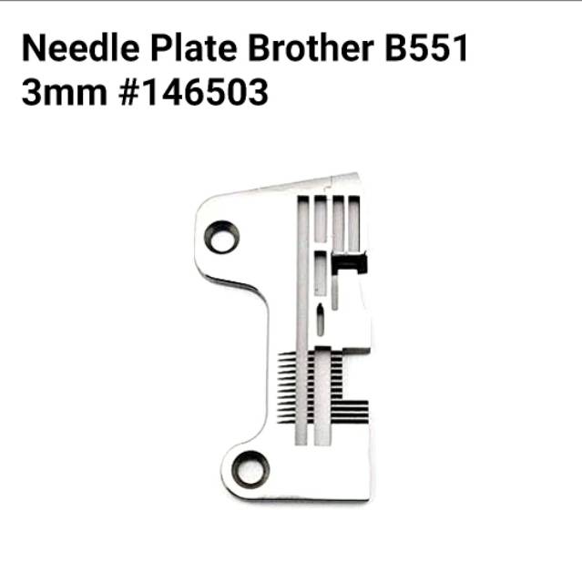 BROTHER Piringan Needle Plate Plat Mesin Obras Industri BROTHER