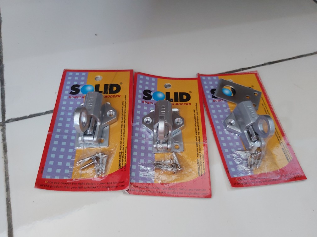 Spring Knip Solid 379 (kunci Jendela / Grendel Kodok)