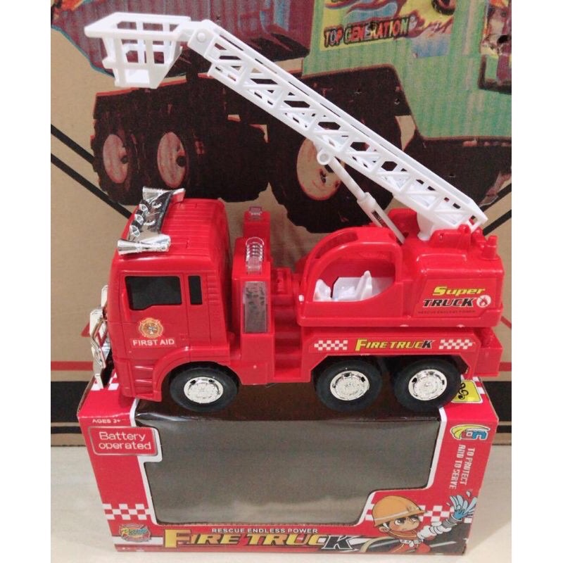 Mainan Mobil Pemadam Kebakaran Besar Truck Damkar Baterai