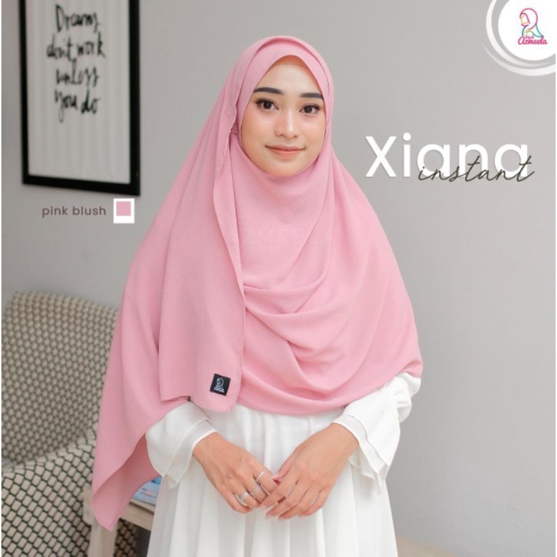 XIANA AZMEELA PASHMINA INSTAN-PINK BLUSH