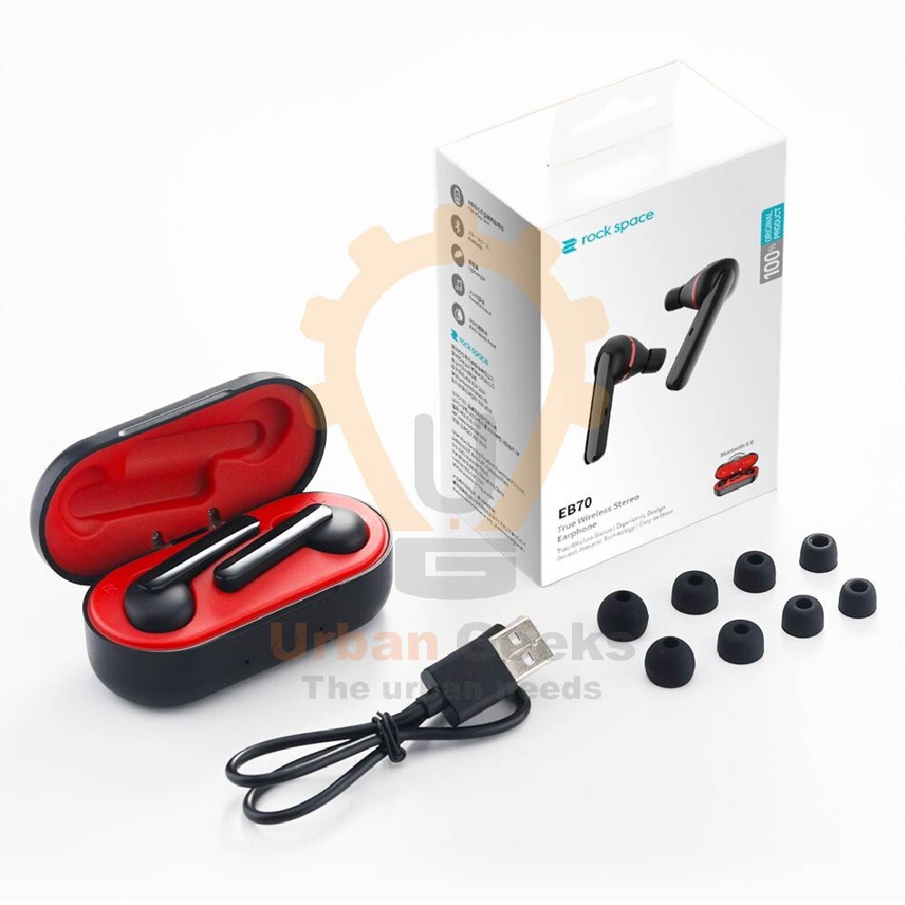 Wireless Earphone Wireless ANC Rockspace TWS EB70 Bluetooth 5.0