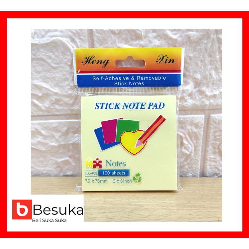 

STICK NOTE PAD HX-A03 POLOS